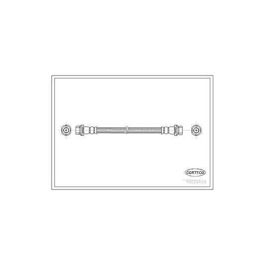 Corteco 19026426 Brake Hose For Ford Mondeo | ML Performance UK