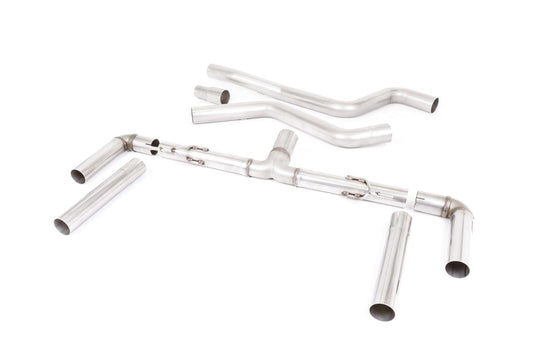 MillTek SSXFD327 Ford Focus GPF/OPF Back - Race (Louder) with Burnt Titanium GT-115 Trims