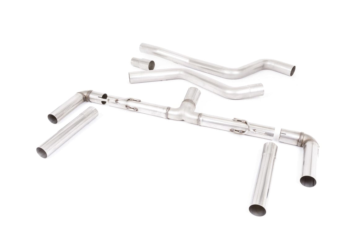 MillTek SSXFD324 Ford Focus GPF/OPF Back - Race (Louder) with Polished GT-115 Trims