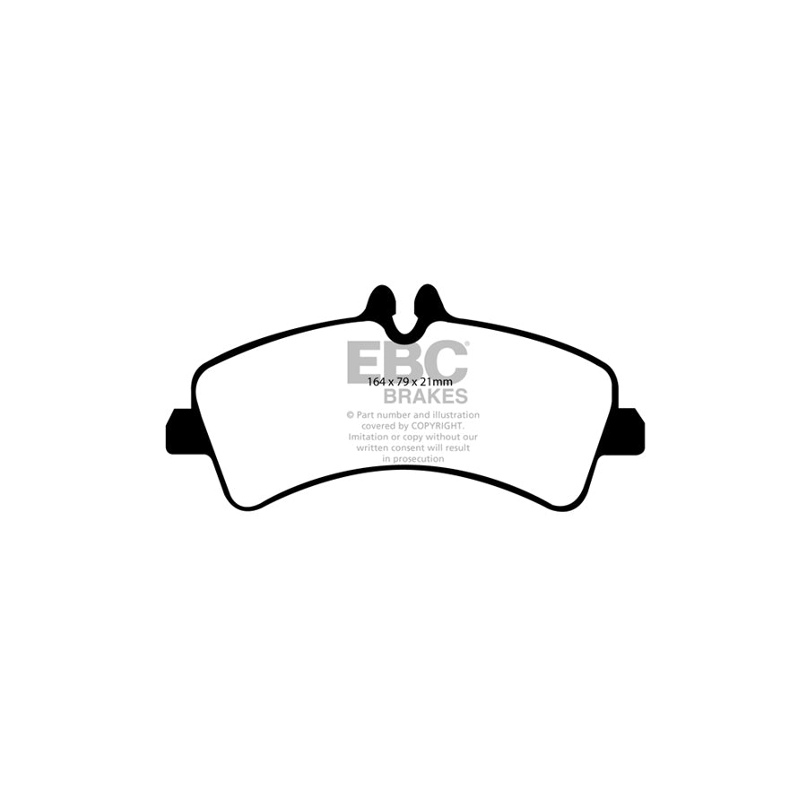 EBC PD40K2001 Mercedes-Benz VW Ultimax Pad & Plain Disc Kit - Brembo Caliper 3 | ML Performance UK Car Parts