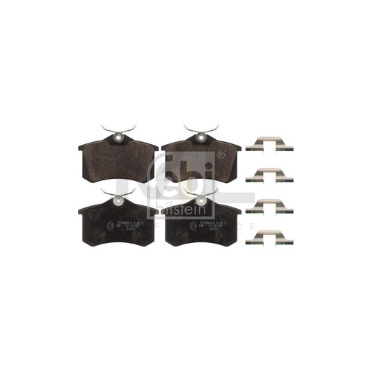 Febi Bilstein 116216 Brake Pad Set Rear Axle, With Attachment Material | ML Performance Car Parts