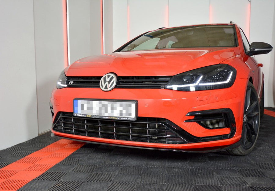 Maxton Design Volkswagen Golf R / R-Line MK7.5 Front Splitter V.7
