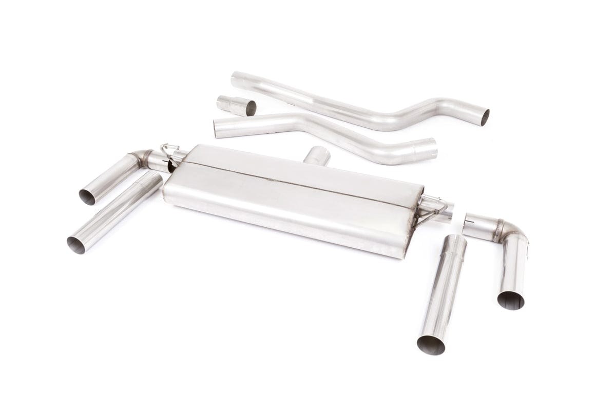 MillTek SSXFD319 Ford Focus GPF/OPF Back with Polished GT-115 Trims - EC Approved