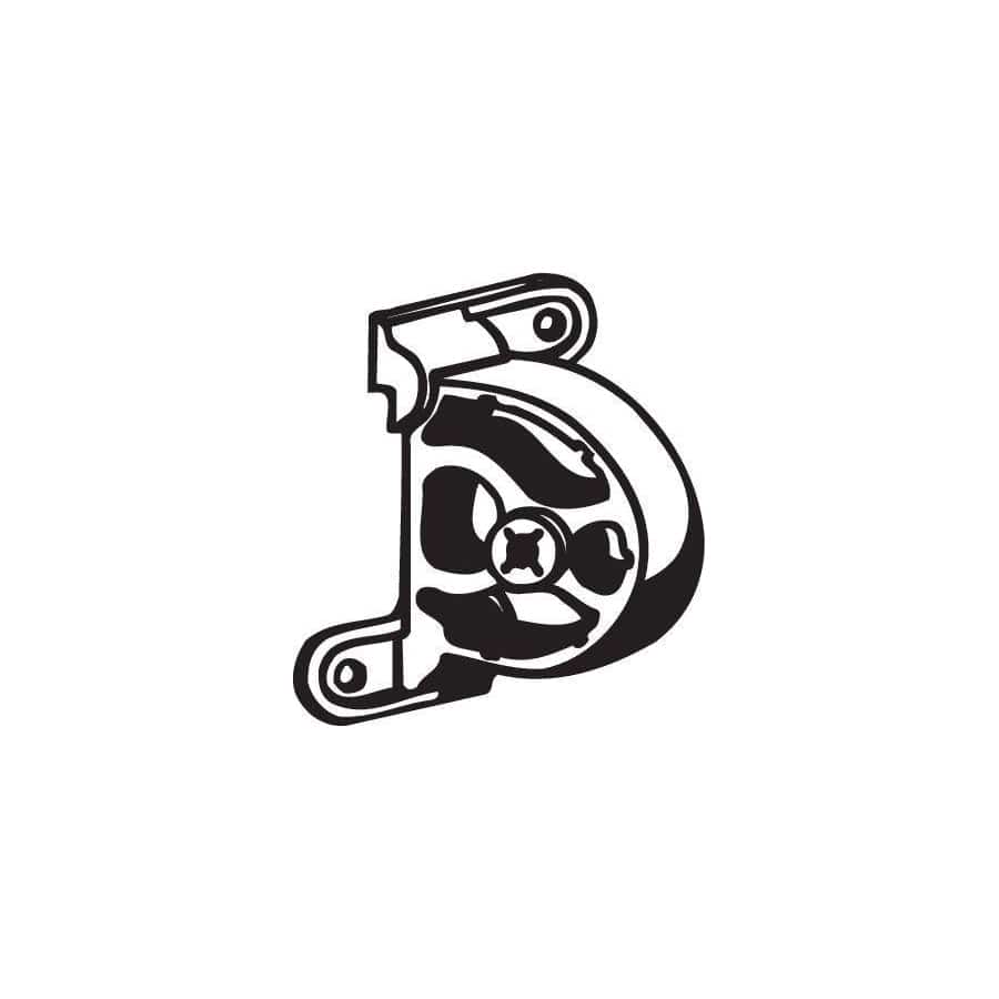 Bosal 255-488 Rubber Strip, Exhaust System For Bmw X5 (E53)