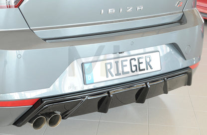 Rieger 00088168 SEAT KJ Rear Diffuser (Ibiza FR & Ibiza) 2 | ML Performance UK Car Parts