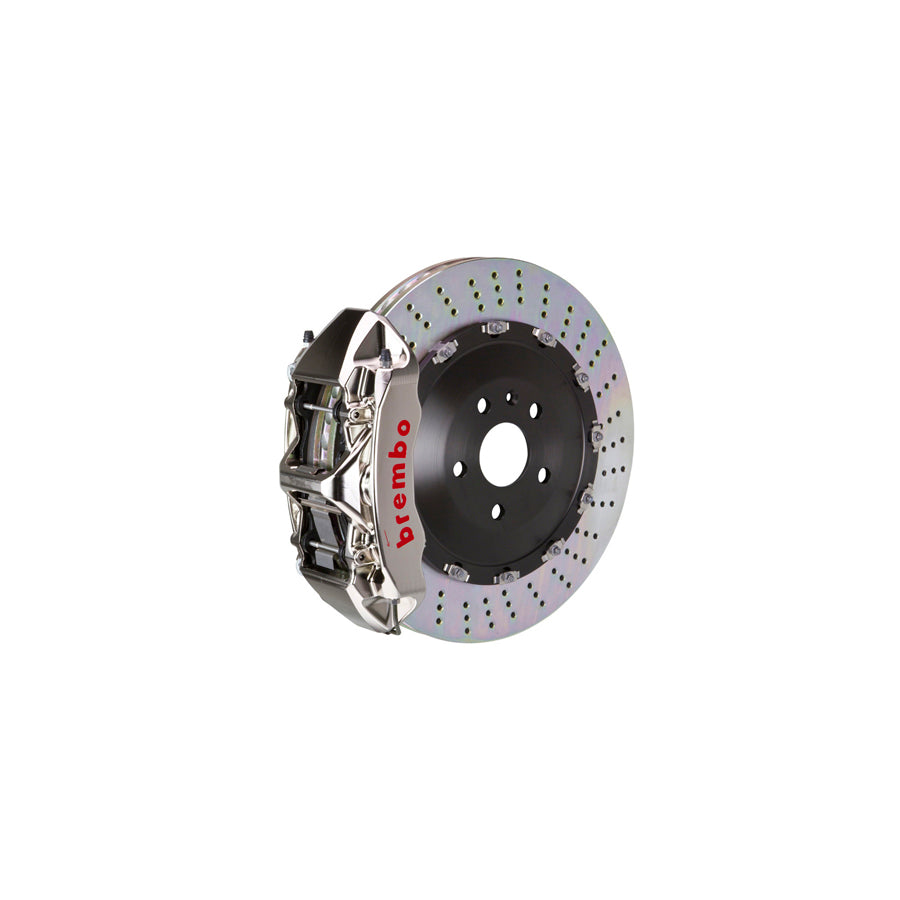 Brembo 1N1.9518AR Porsche Panamera Front GT-R 6-Pistons Drilled 2-piece Big Brake Kit 405x34mm | ML Performance UK Car Parts