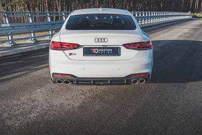 Maxton Design Audi S5 Sportback F5 Facelift Central Rear Splitter