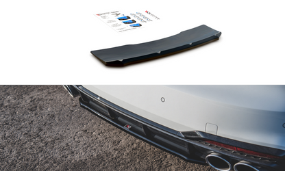 Maxton Design AU-S5-2F-SB-RD1T Central Rear Splitter Audi S5 Sportback F5 Facelift | ML Performance UK Car Parts