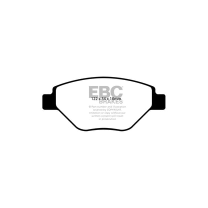EBC DP21467 Renault 3 Greenstuff Front Brake Pads - Girling/TRW Caliper 2 | ML Performance UK Car Parts