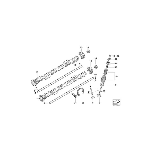 Genuine BMW 11347832273 E46 E85 E86 Adjusting Plate 1,84 mm (Inc. M3 CSL, Z3 M & Z4 M3.2) | ML Performance UK Car Parts