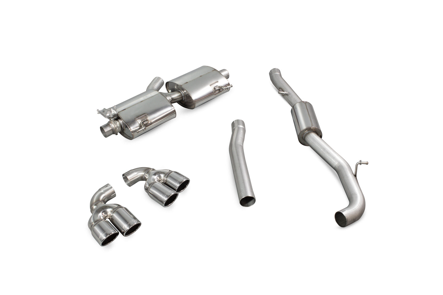 Scorpion SAU045 Audi S1 2.0 TFSi Quattro Resonated Cat-Back System With Electronic Valves  | ML Performance UK UK