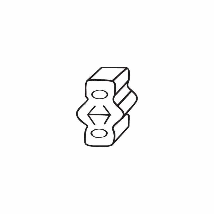 Bosal 255-809 Rubber Strip, Exhaust System