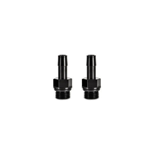 Mishimoto MMFT-M16-38BK 2pcs M16x1.5 3/8in Aluminum Catch Can Fitting Black