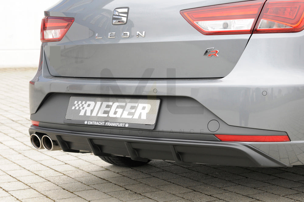 Rieger 00027020 SEAT 5F Leon FR Rear Diffuser 8 | ML Performance UK Car Parts