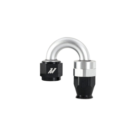 Mishimoto MMFT-SW-06P-180 Aluminum PTFE -6AN 180 Degree Fitting Black