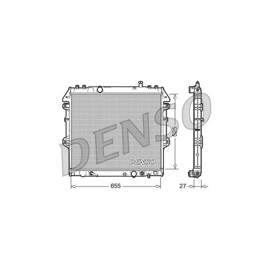 Denso DRM50045 Drm50045 Engine Radiator For Toyota Hilux Vii Pickup | ML Performance UK
