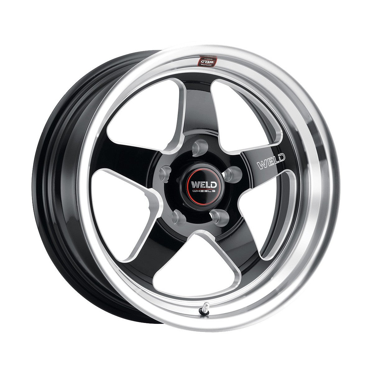 Weld S10477063400 Ventura S104 Wheel 17x7 5x120.65 ET0 BS4 Gloss Black MIL - DIA