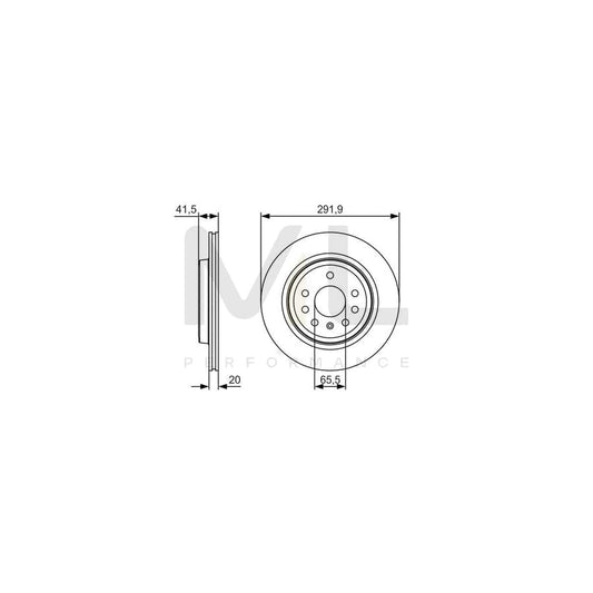 BOSCH 0 986 479 S27 Brake Disc Vented, Oiled | ML Performance Car Parts
