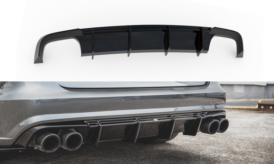 Maxton Design AU-S6-C7F-AV-RS1T Rear Valance Audi S6 / A6 S-Line C7 FL | ML Performance UK Car Parts
