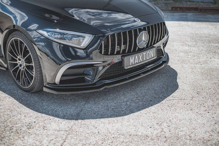 Maxton Design Mercedes Benz CLS-Class C257 AMG-Line Front Splitter V.2