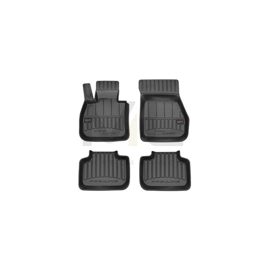 FROGUM 3D407756 Floor mat set Elastomer, Front and Rear, Quantity: 4, Black | ML Performance Car Parts