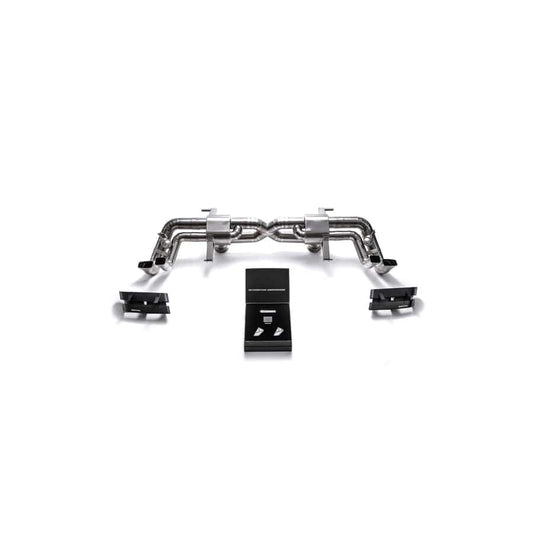 Armytrix AUR13-DC22 Titanium Valvetronic Exhaust System Audi R8 V10 5.2L FSI 2016-2021 with Dual Carbon Fiber  | ML Performance UK UK Car Parts