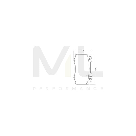 Bosch 0986494012 Brake Pad Set With Mounting Manual BP244 | ML Performance Car Parts