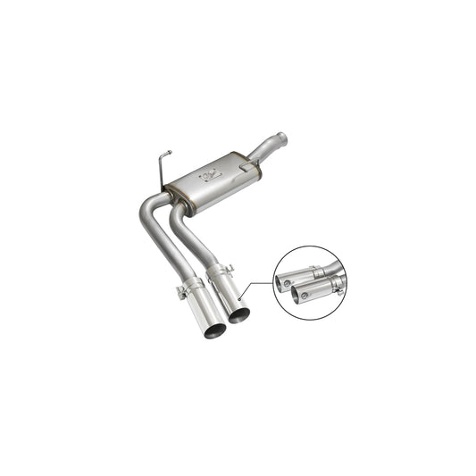  aFe 49-44070-P Cat-Back Exhaust System GM Silverado/Sierra 1500 09-18 / Silverado LD/Sierra Limited 2019 V6-4.3/V8-4.8/5.3L  | ML Performance UK Car Parts