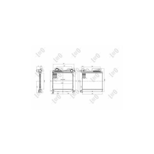 Abakus 0080180001 Intercooler For Chrysler Voyager Iv (Rg, Rs) | ML Performance UK