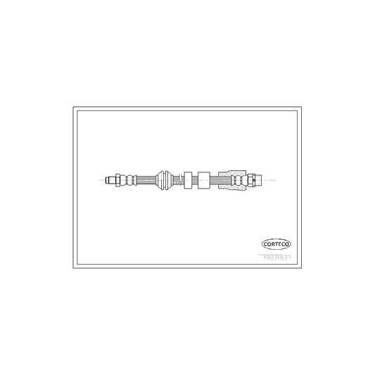 Corteco 19031637 Brake Hose For Bmw 5 Series | ML Performance UK