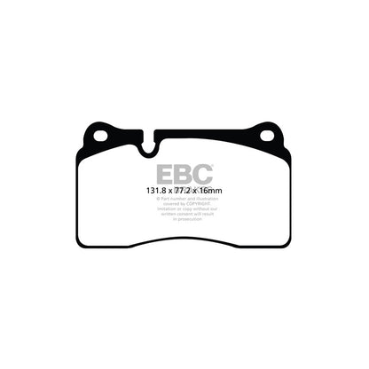 EBC PLK1018 Audi 8J TTRS Yellowstuff Pads and Brake Line Performance Pack - TRW Caliper 2 | ML Performance UK Car Parts