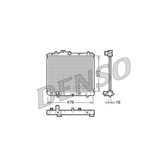 Denso DRM47004 Drm47004 Engine Radiator For Suzuki Splash | ML Performance UK