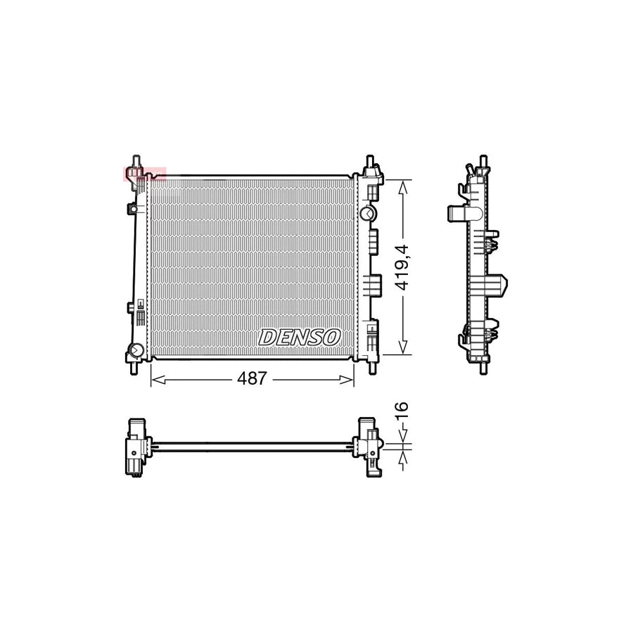 Denso DRM46069 Drm46069 Engine Radiator For Nissan Nv200 | ML Performance UK