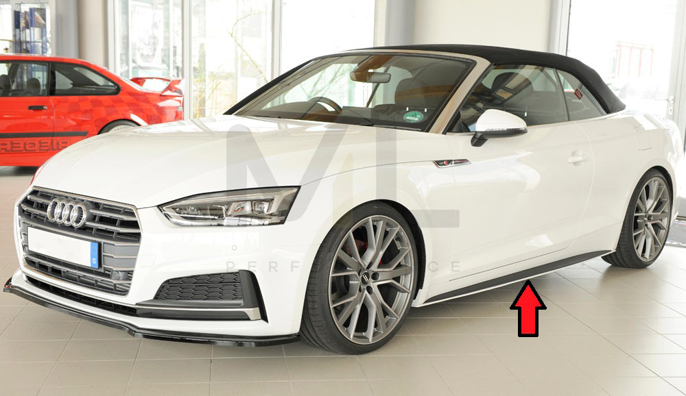 Rieger 00055486 Audi B9 F5 Side Skirt Splitter (A5 & S5) 4 | ML Performance UK Car Parts