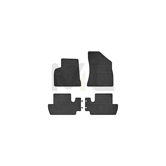 FROGUM Tailored 0638 Floor mat set for PEUGEOT 3008 I (0U_) Elastomer, Front and Rear, Quantity: 4, Black | ML Performance Car Parts