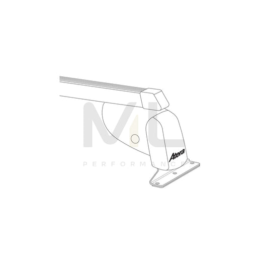 ATERA SIGNO 044314 Roof bars for cars without rails, 160 cm, 100 kg, Steel | ML Performance Car Parts