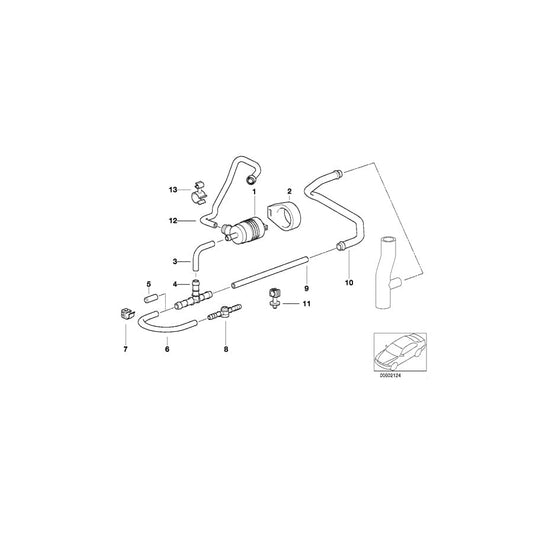 Genuine BMW 16131177760 M E86 E32 Clamp (Inc. X6 35i, 840i & X5 25d) | ML Performance UK Car Parts