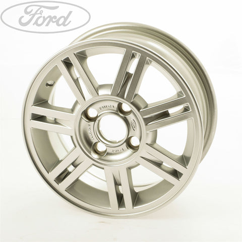 GENUINE FORD 1095707 FIESTA MK4 MK5 14" ALLOY WHEEL 7X2 SPOKE SILVER 5J 99-06 | ML Performance UK