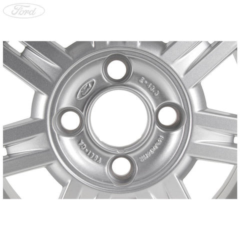 GENUINE FORD 1095707 FIESTA MK4 MK5 14" ALLOY WHEEL 7X2 SPOKE SILVER 5J 99-06 | ML Performance UK
