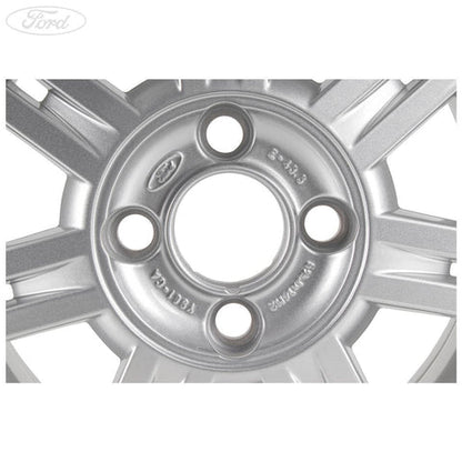 GENUINE FORD 1095707 FIESTA MK4 MK5 14" ALLOY WHEEL 7X2 SPOKE SILVER 5J 99-06 | ML Performance UK