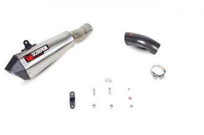 Scorpion RBM72SEO BMW S1000 R Serket Taper Slip-On - Brushed Stainless Steel Sleeve | ML Performance UK UK