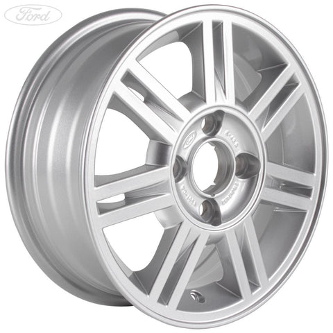 GENUINE FORD 1095707 FIESTA MK4 MK5 14" ALLOY WHEEL 7X2 SPOKE SILVER 5J 99-06 | ML Performance UK