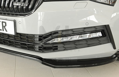 Rieger 00088175 Skoda 3T 3V Superb III Front Splitter 5 | ML Performance UK Car Parts