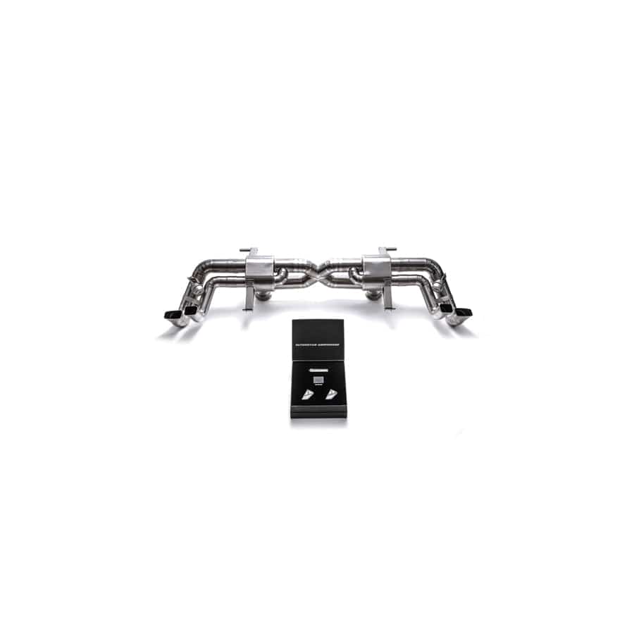 Armytrix AUR11-DC15 Titanium Valvetronic Catback Exhaust System Dual Carbon Tips Audi R8 V10 MKI 2009-2012 | ML Performance UK UK Car Parts