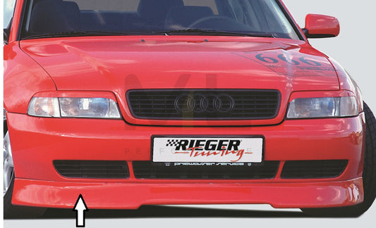 Rieger 00055010 Audi B5 A4 Front Splitter 1 | ML Performance UK Car Parts
