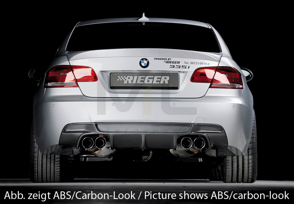 Rieger 00053461 BMW 3 Series E92 E93 Rear Diffuser 5 | ML Performance UK Car Parts