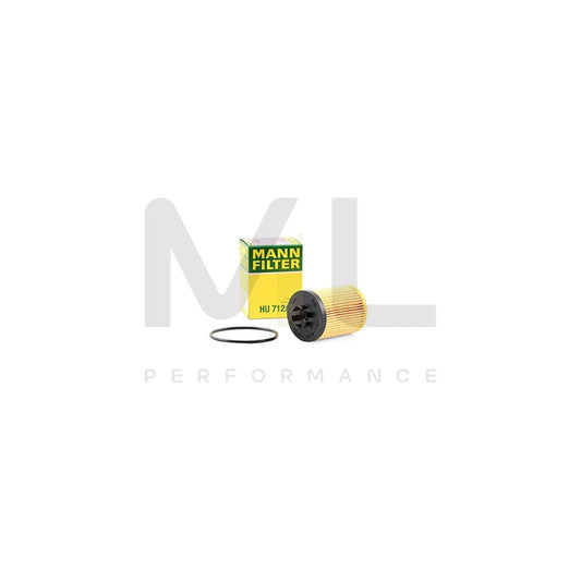 MANN-FILTER HU 712/8 x Oil Filter with seal, Filter Insert | ML Performance Car Parts