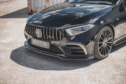Maxton Design Mercedes Benz CLS-Class C257 AMG-Line Front Splitter V.3