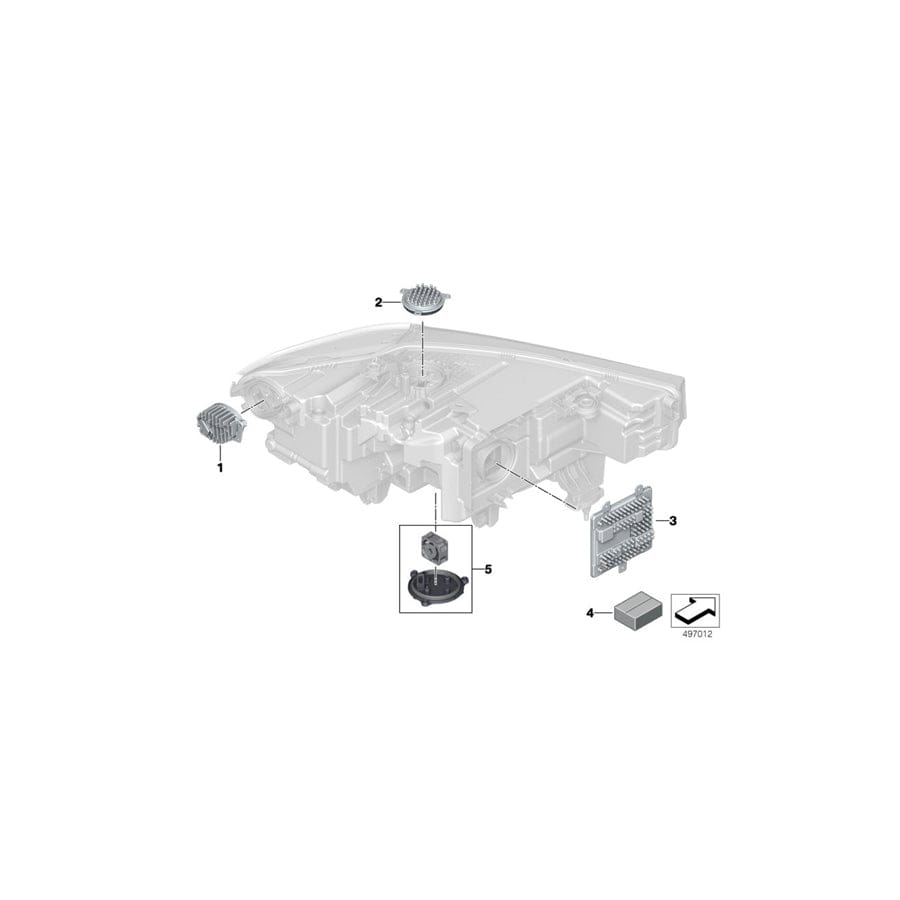 Genuine BMW 63119466177 G07 Led Mod.Turn Sig./Dayti.Runn.Lights Left (Inc. X7 50iX, X7 40iX & X7 M50iX) | ML Performance UK Car Parts