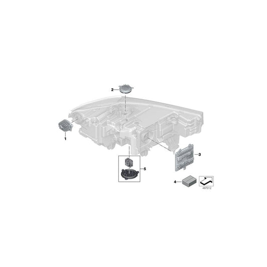 Genuine BMW 63119466177 G07 Led Mod.Turn Sig./Dayti.Runn.Lights Left (Inc. X7 50iX, X7 40iX & X7 M50iX) | ML Performance UK Car Parts